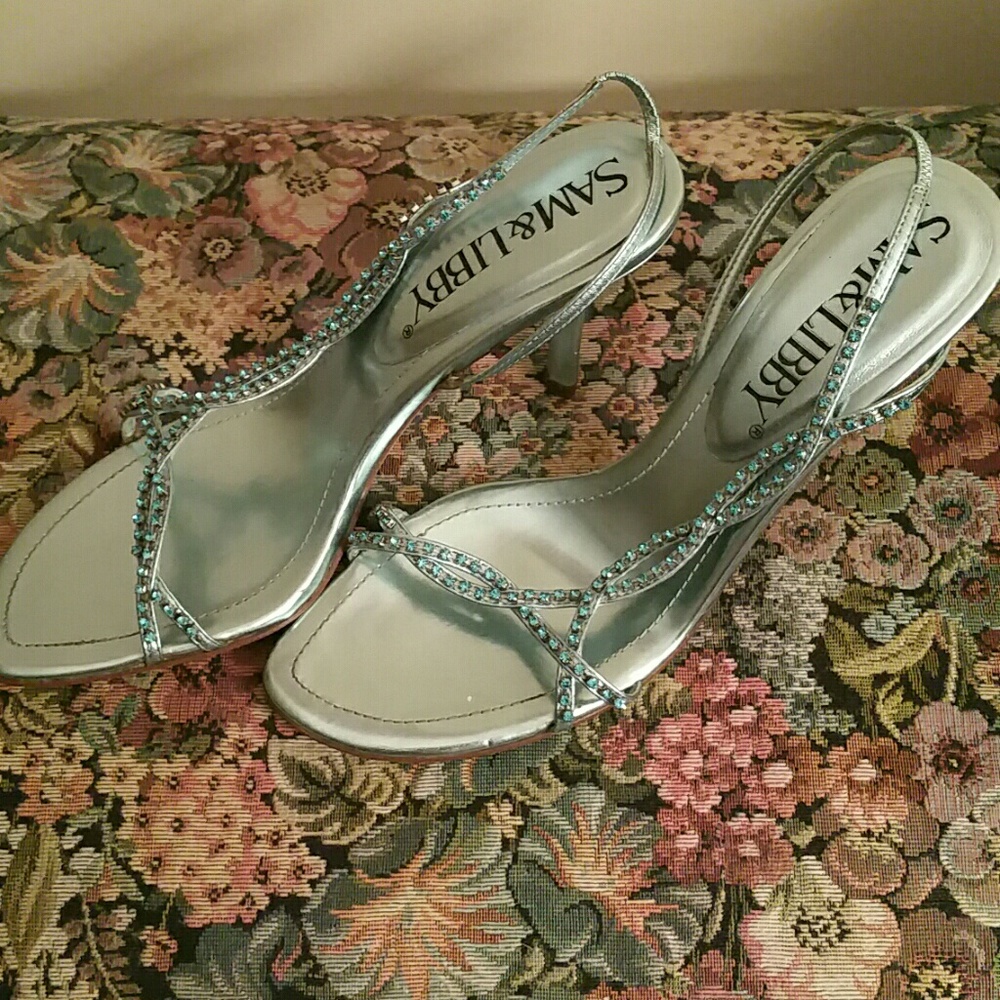 Sam & Libby - "Dia" slingback heels (3.5")